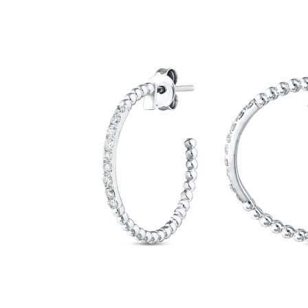 0.24 Karat Pırlanta Halka Küpe