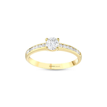 0.41 Karat Pırlanta Tektaş Yüzük