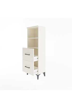 Arges Dolap 2 Raflı 2 Çekmeceli 44x30x134 Aytaşı-Aytaşı
