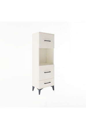 Arges Dolap Tek Raflı 3 Çekmeceli 44x30x134 Aytaşı-Aytaşı