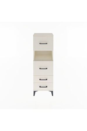 Arges Dolap Tek Raflı 4 Çekmeceli 44x30x134 Aytaşı-Aytaşı