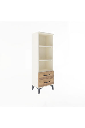 Arges Dolap 3 Raflı 2 Çekmeceli 44x30x134 Aytaşı-Çam