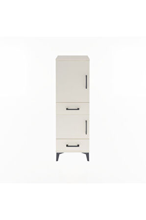 Arges Dolap 3 Raflı 2 Çekmeceli 2 Kapaklı 44x30x134 Aytaşı-Aytaşı