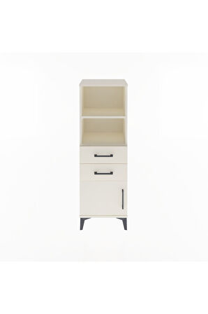 Arges Dolap 2 Raflı 2 Çekmeceli Tek Kapaklı 44x30x134 Aytaşı-Aytaşı