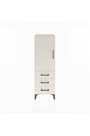 Arges Dolap 2 Raflı 3 Çekmeceli Tek Kapaklı 44x30x134 Aytaşı-Aytaşı