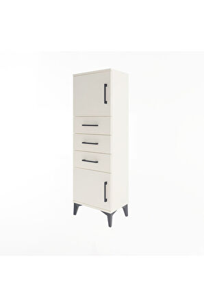 Arges Dolap 2 Raflı 3 Çekmeceli 2 Kapaklı 44x30x134 Aytaşı-Aytaşı