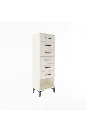 Arges Dolap 6 Çekmeceli 44x30x134 Aytaşı-Aytaşı