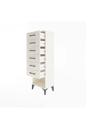 Arges Dolap 6 Çekmeceli 44x30x134 Aytaşı-Aytaşı