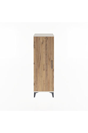 Arges Dolap Tek Raflı Tek Kapaklı Tek Askılı 44x30x134 Aytaşı-Çam