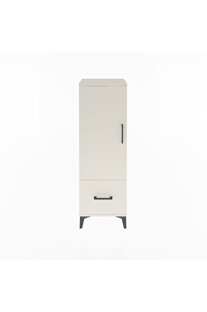 Arges Dolap Tek Raflı Tek Çekmeceli Tek Askılı 44x30x134 Aytaşı-Aytaşı