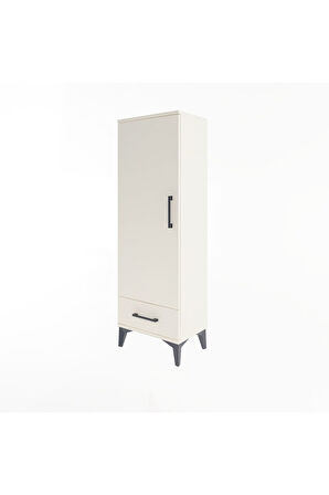Arges Dolap Tek Raflı Tek Çekmeceli Tek Askılı 44x30x134 Aytaşı-Aytaşı