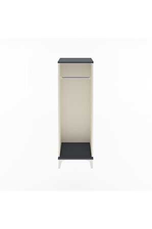 Arges Dolap Tek Askılı 44x30x134 Aytaşı-Antrasit