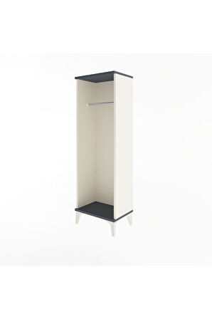 Arges Dolap Tek Askılı 44x30x134 Aytaşı-Antrasit