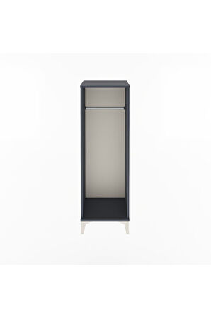 Arges Dolap Tek Askılı 44x30x134 Antrasit-Antrasit