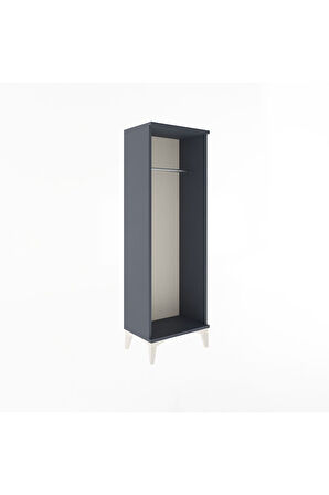 Arges Dolap Tek Askılı 44x30x134 Antrasit-Antrasit