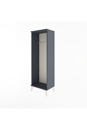 Arges Dolap Tek Askılı 44x30x134 Antrasit-Antrasit