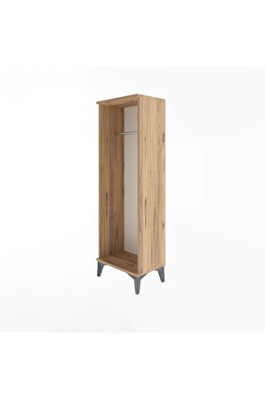 Arges Dolap Tek Askılı 44x30x134 Çam-Çam