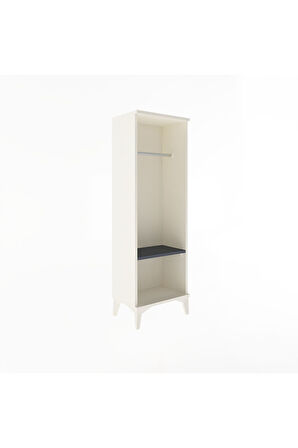Arges Dolap Tek Raflı Tek Askılı 44x30x134 Aytaşı-Antrasit