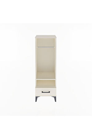 Arges Dolap 2 Raflı Tek Çekmeceli Tek Askılı 44x30x134 Aytaşı-Aytaşı