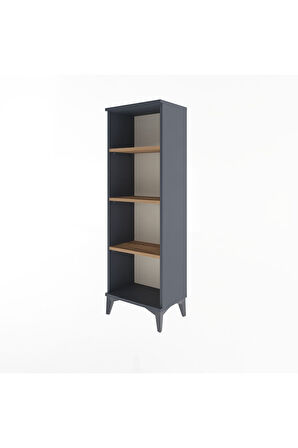 Arges Dolap 3 Raflı 44x30x134 Antrasit-Çam