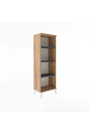 Arges Dolap 3 Raflı 44x30x134 Çam-Antrasit