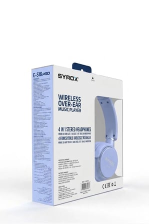 S16Pro Bluetooth Kafa Üstü Kulaklık Aux/Sd kart girişli (Mavi - Pembe - Siyah Seçenekleri)