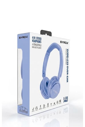 S16Pro Bluetooth Kafa Üstü Kulaklık Aux/Sd kart girişli (Mavi - Pembe - Siyah Seçenekleri)