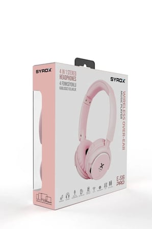 S16Pro Bluetooth Kafa Üstü Kulaklık Aux/Sd kart girişli (Mavi - Pembe - Siyah Seçenekleri)