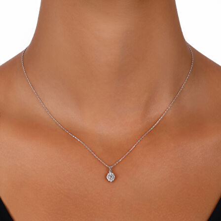 0.27 Karat Pırlanta Fantezi Kolye