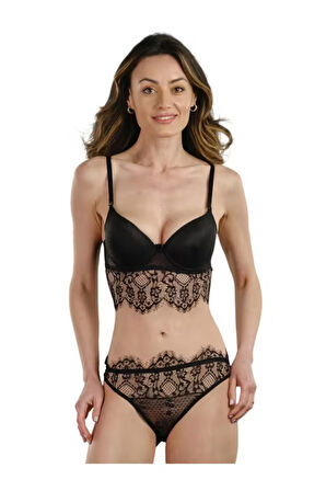 STORMED İç Giyim Kadın Datelli Desteksiz Sütyen Takımı 1715