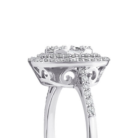 0.56 Karat Baget Pırlanta Yüzük