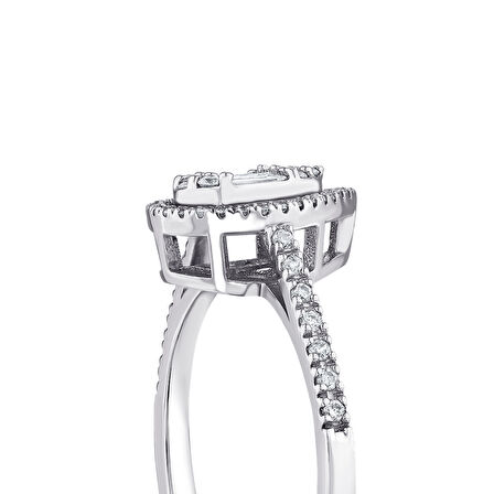 0.33 Karat Baget Pırlanta Yüzük