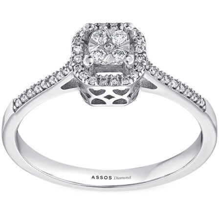 0.23 Karat Pırlanta Fantezi Yüzük