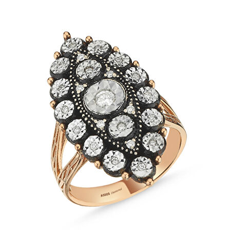 0.23 Karat Elmas Fantezi Yüzük