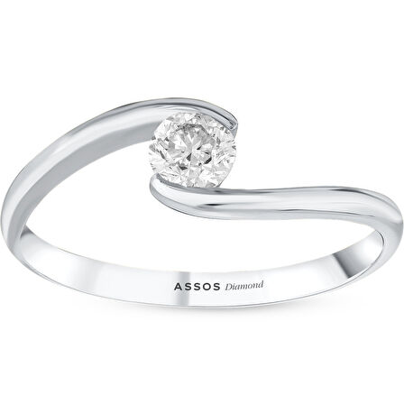 0.15 Karat Pırlanta Tektaş Yüzük