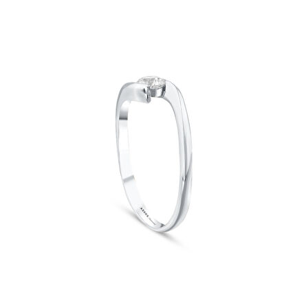 0.20 Karat Pırlanta Tektaş Yüzük