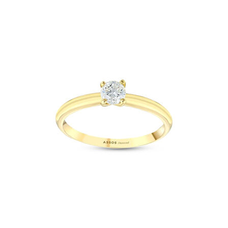 0.20 Karat Pırlanta Tektaş Yüzük