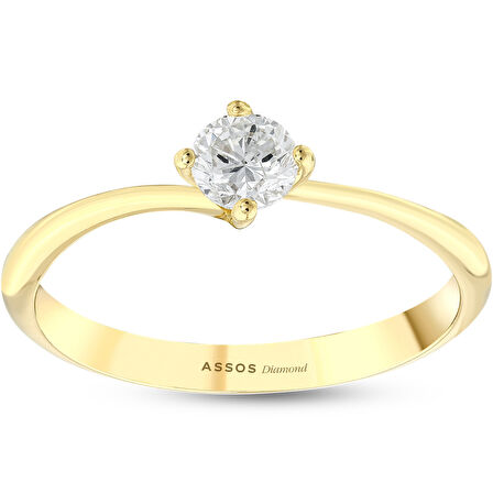 0.30 Karat Pırlanta Tektaş Yüzük