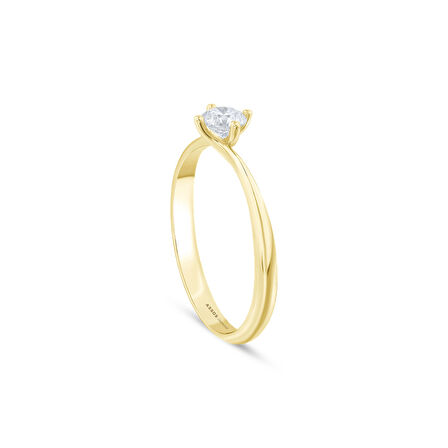 0.30 Karat Pırlanta Tektaş Yüzük