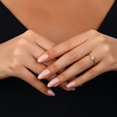 0.30 Karat Pırlanta Tektaş Yüzük