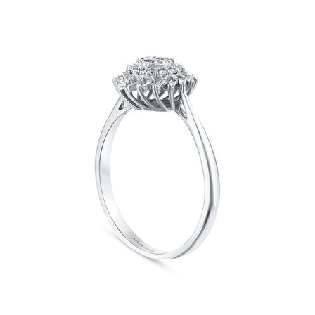 0.22 Karat Pırlanta Fantezi Yüzük