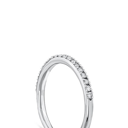 0.55 Karat Pırlanta Yarım Tur Yüzük