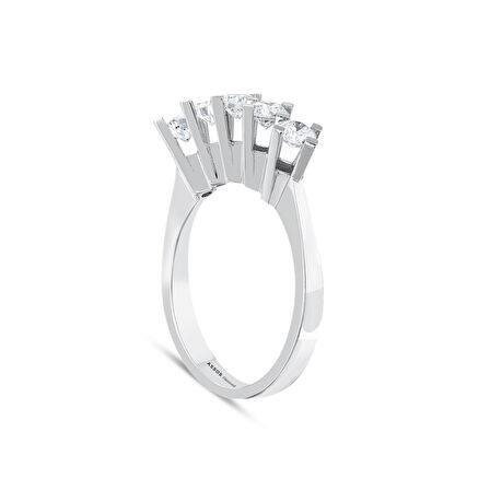 0.94 Karat Pırlanta Beştaş Yüzük