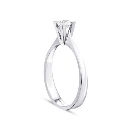 0.35 Karat Pırlanta Tektaş Yüzük