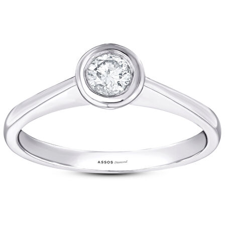 0.35 Karat Pırlanta Tektaş Yüzük