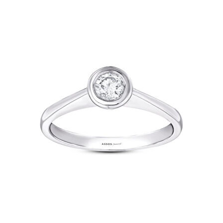 0.50 Karat Pırlanta Tektaş Yüzük