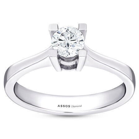 0.45 Karat Pırlanta Tektaş Yüzük