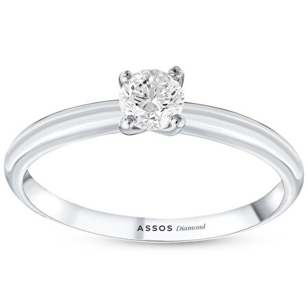 0.20 Karat Pırlanta Tektaş Yüzük