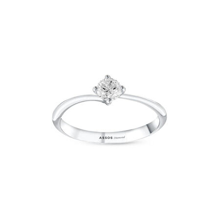 0.15 Karat Pırlanta Tektaş Yüzük