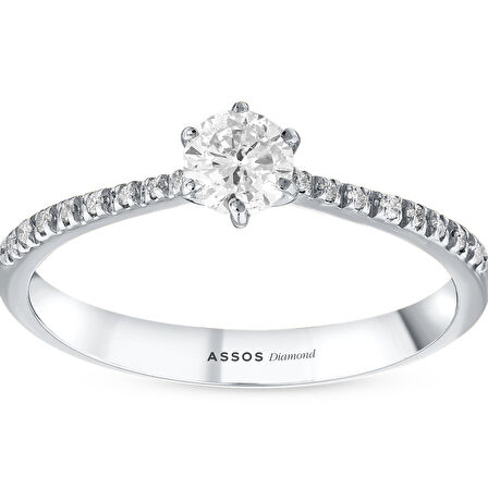 0.15 Karat Pırlanta Tektaş Yüzük